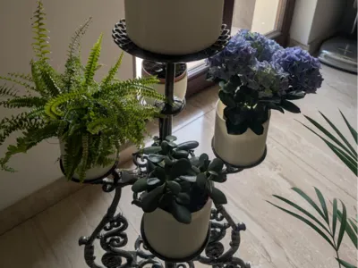 Flowerpot fi 13cm with wavy edge