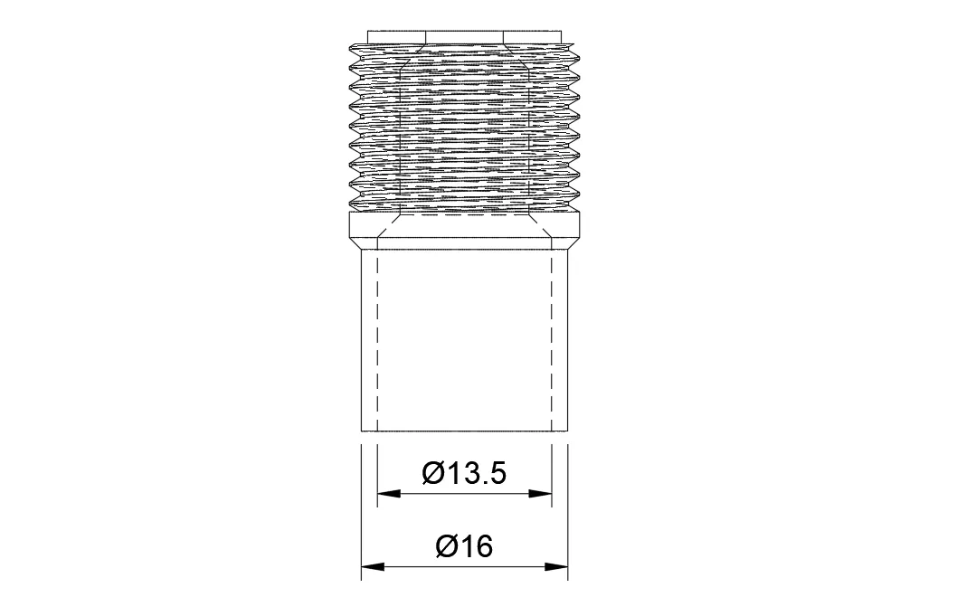 18mm Thread to 13.5mm Tube for Quick Connector by coverv MakerWorld ...