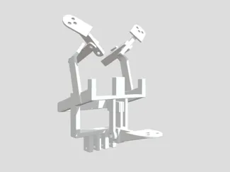 Animatronic head frame
