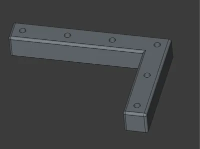 L-Shape Stop Block for Tapering Jig