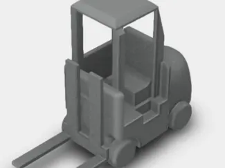 Forklift Keychain