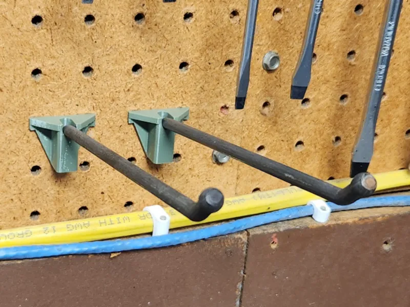 Pegboard Hook Holder/Sign Holder 