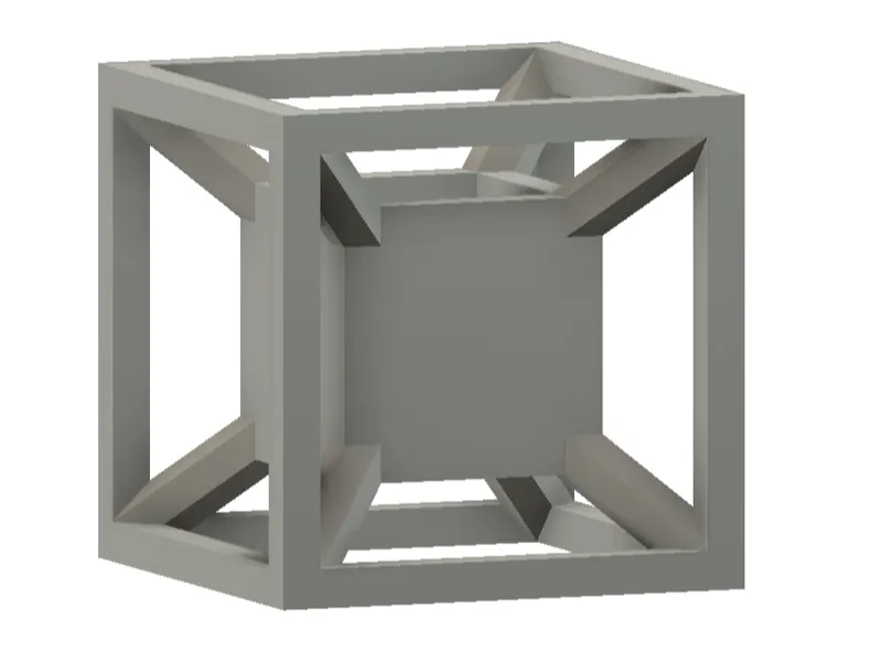 Geometric Cube Plant Pot