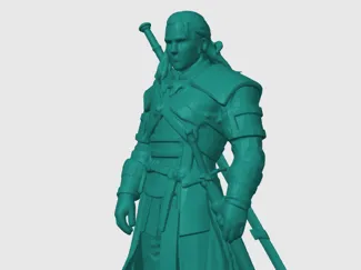 Human Fighter DnD Miniature