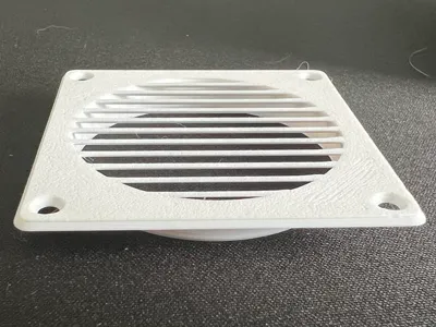 Parametric fan hole cover