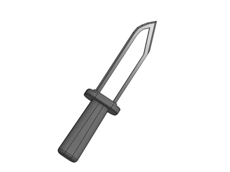 hollow combat knife