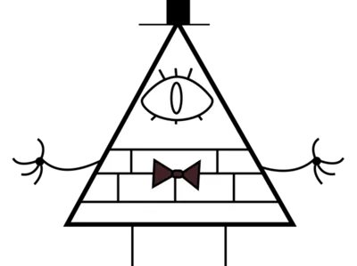 bill cipher necklace