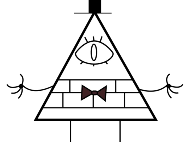 bill cipher necklace