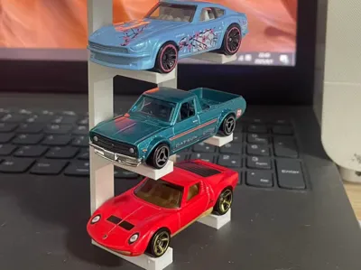 1:64 Scale Car Display Stand Garage