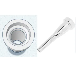 Trumpet Mouthpiece Holder