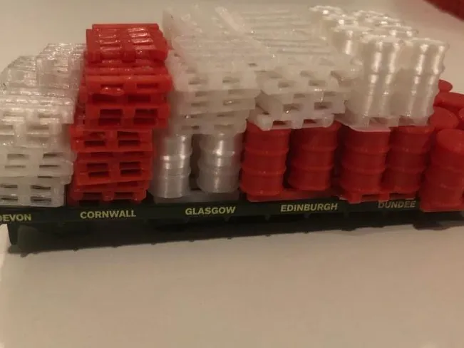 oil drums on a pallet