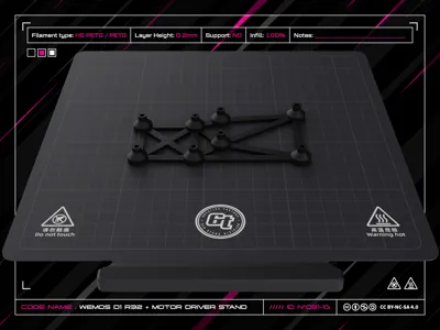 D1 R32 + Stepstick Motor Driver Stand