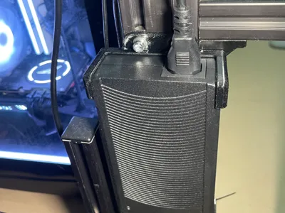 Power adapter bracket for SUOMOKO Alpha EVO PRO on 3060 profiles