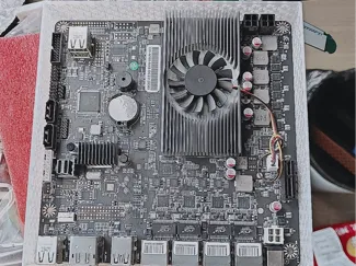 畅网N100 ITX NAS DC接口主板外壳