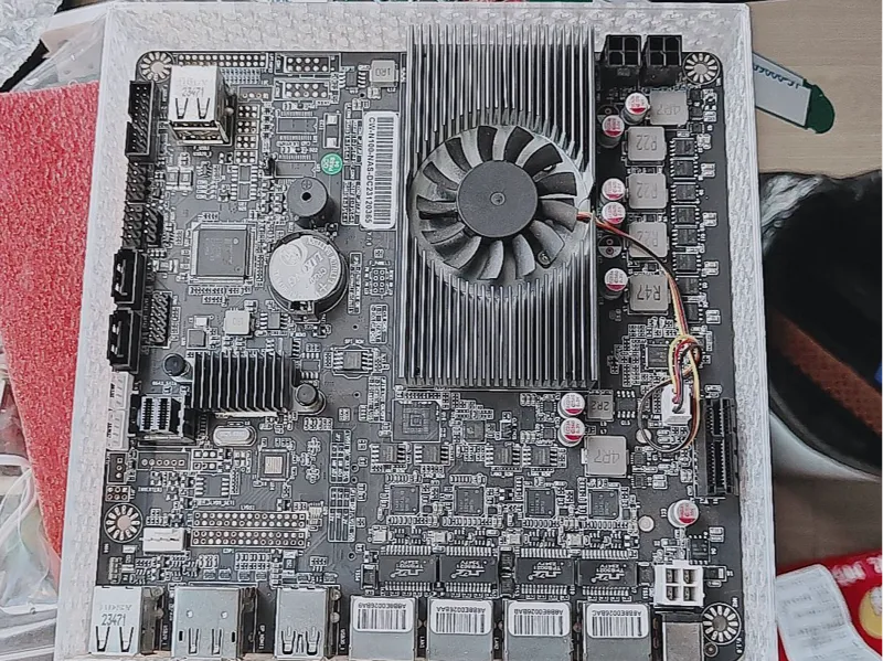 畅网N100 ITX NAS DC接口主板外壳