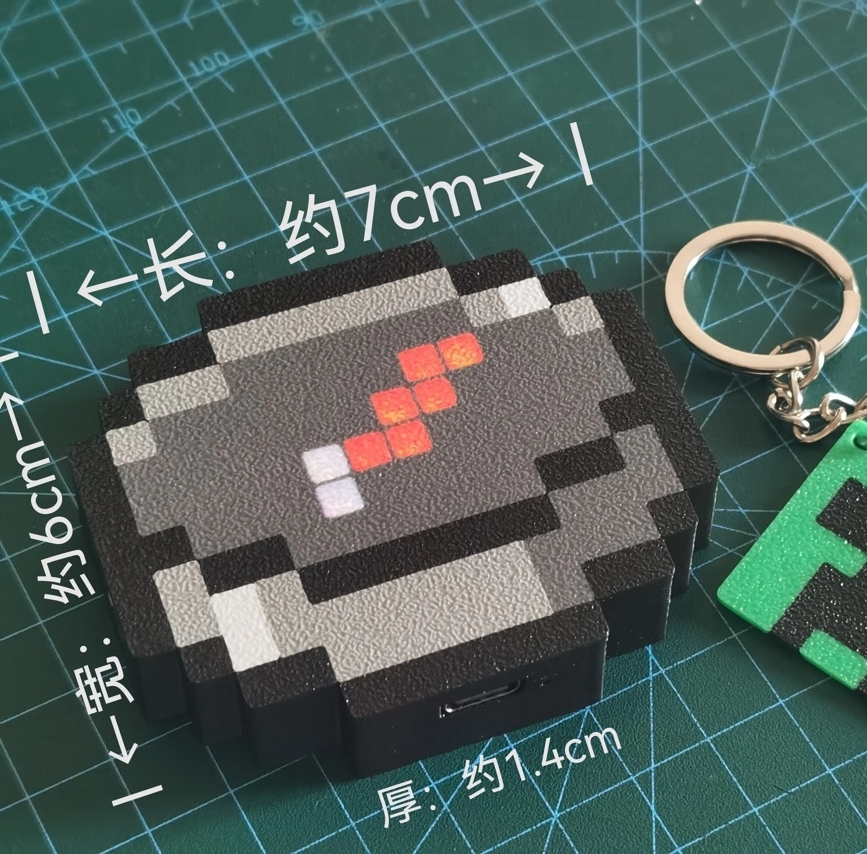 我的世界指南针(Minecraft Compass) - 免费3D 打印模型- MakerWorld, image size:2777x2736