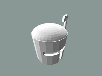 brick boba fett helmet (wearable)