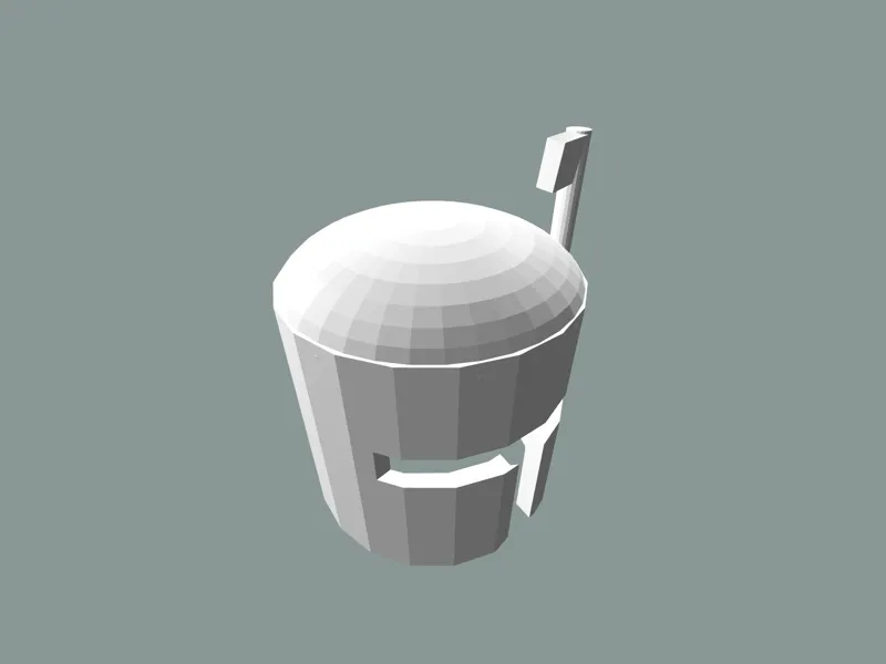 brick boba fett helmet (wearable)