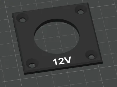 Cover for 12V vehicle power outlet