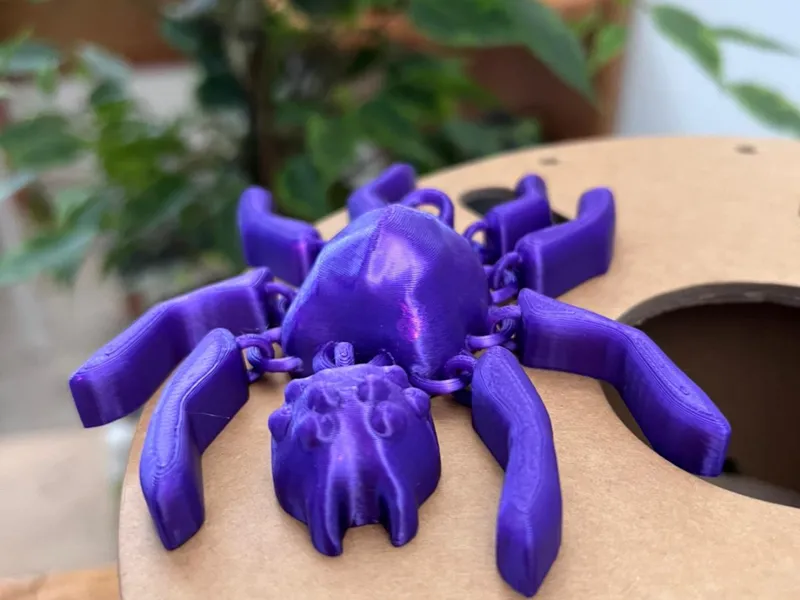 Kid friendly articulated spider