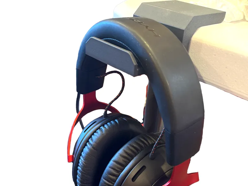 Screw on Headphone Holder for Folding Table
