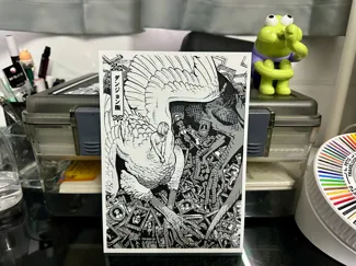 迷宫饭浮雕画-法琳&希斯尔