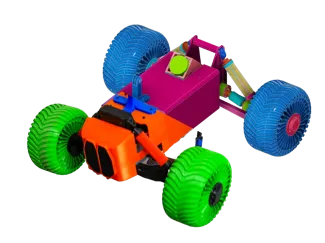 RC car airless tires