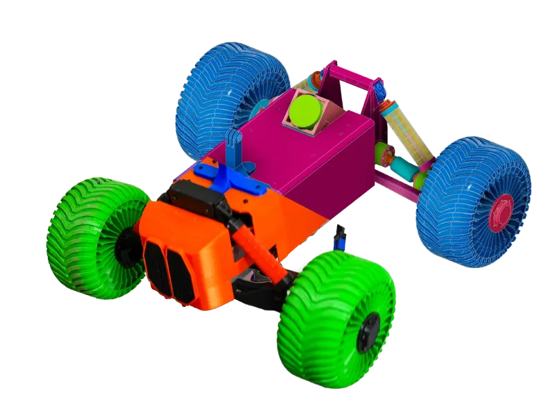 RC car airless tires