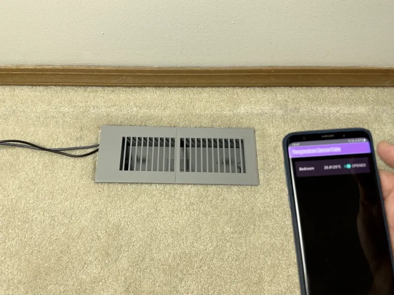 Automatic Smart Floor Register (Floor Vents)