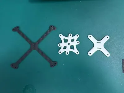 Carbon 75 Pro Circle Machine Frame Conversion Plate 25mm45
