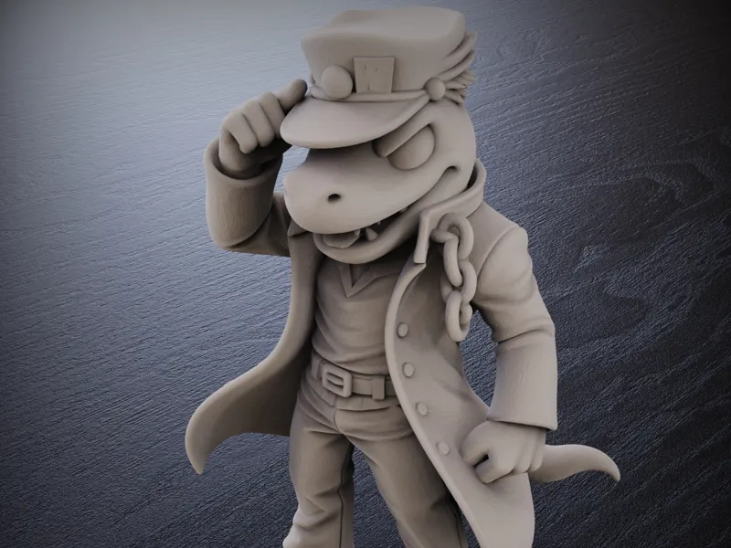 Agumon Jotaro DIgimon x Jojo Action Figure Model