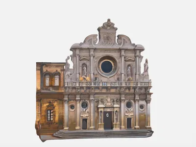 Lecce Cathedral facade