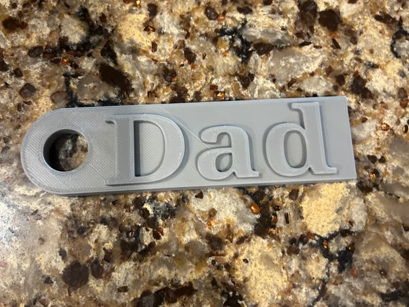 dad keychain