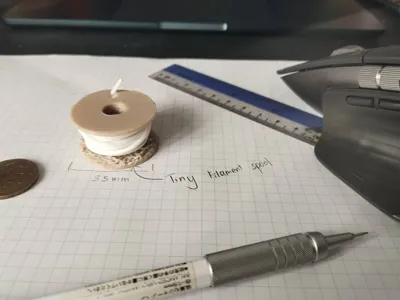 Tiny filament spool