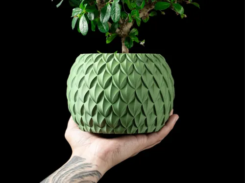 Vaso Escamas — Textura Orgânica