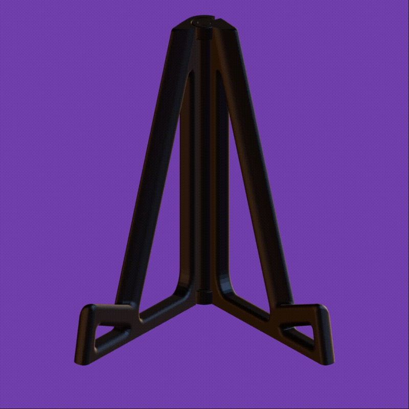 Foldable Book and Tablet Holder