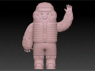 Rivian mascot Gary Waiving