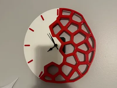 voronoi wall clock