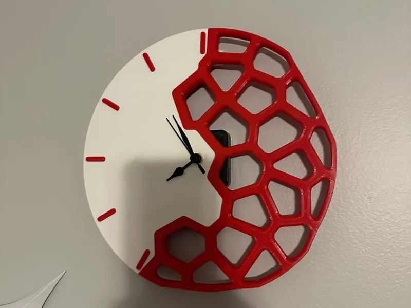 voronoi wall clock