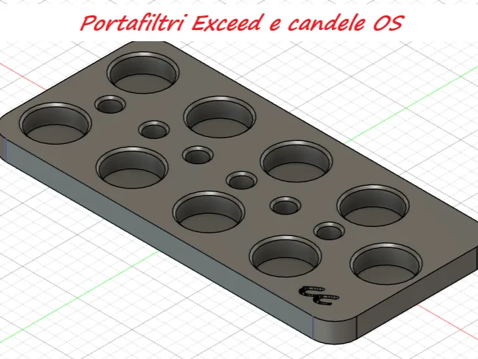 Portafiltri Exceed e candele OS