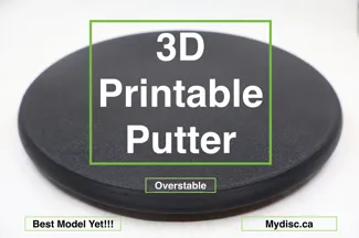 3D-PRINTABLE Disc Golf Putter