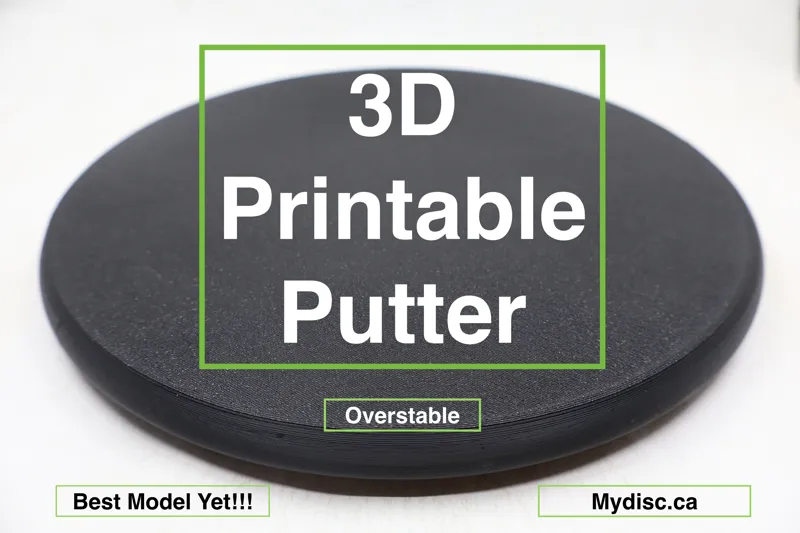 3D-PRINTABLE Disc Golf Putter
