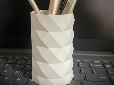Rhombus Pen Holder Vase
