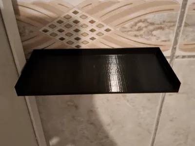 Simple shower shelf