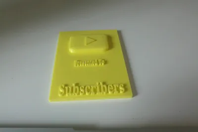 Customizable Youtube play button by Fishbeans_9 MakerWorld: Download ...