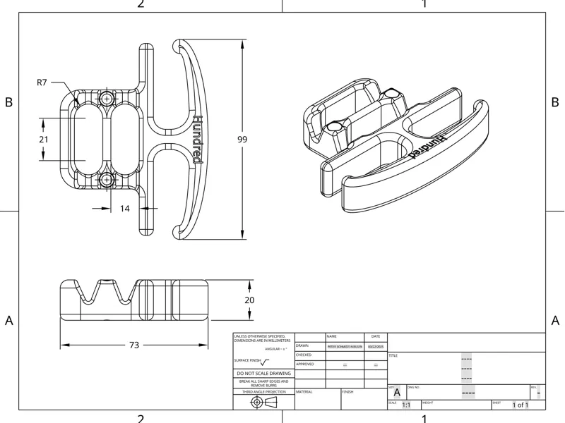 Prototype rappel device