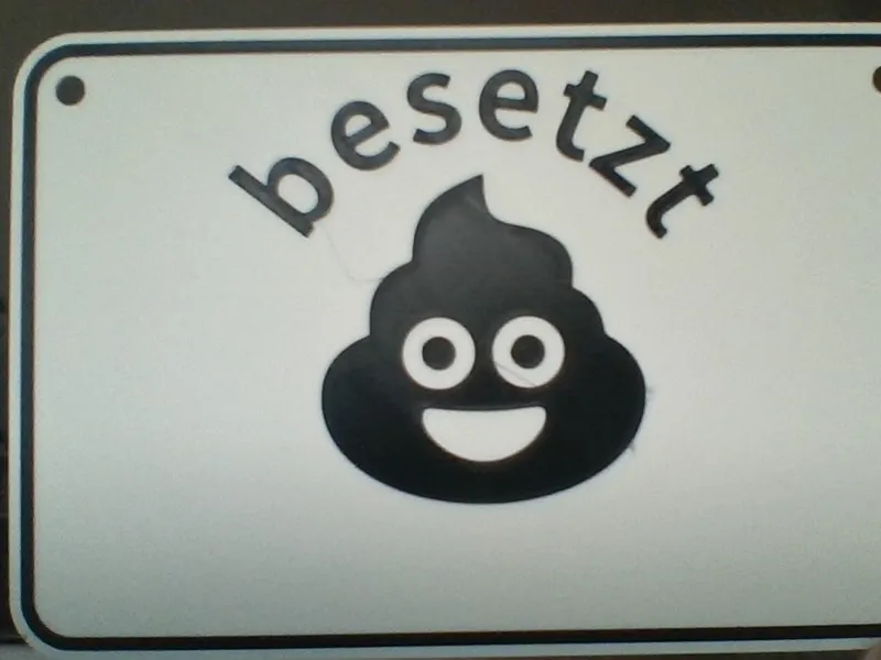 Besetzt schild s1