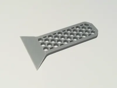 Minimalist bed scraper