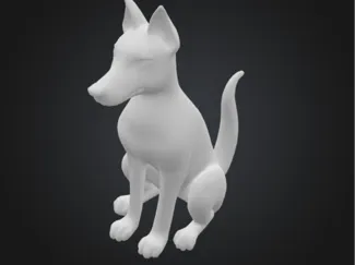Sitting dog