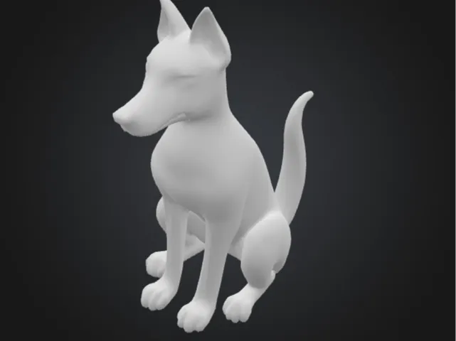 Sitting dog